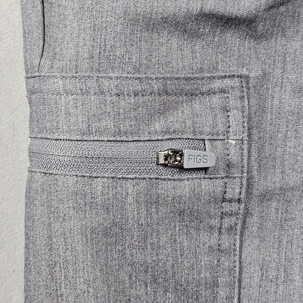 FIGS Zamora Jogger Scrub Pants Womens Medium Tall Gray Technical Collection - Picture 5 of 11